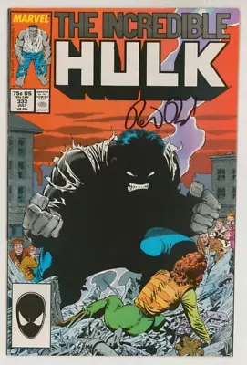 Buy SIGNED Peter David & Steve Geiger Incredible Hulk #333 W/ Todd McFarlane Art • 23.29£