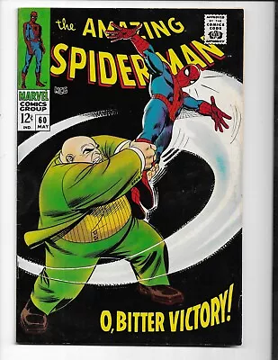 Buy Amazing Spider-man 60 - F- 5.5 - Kingpin - Gwen Stacy - Mary Jane Watson (1968) • 58.25£