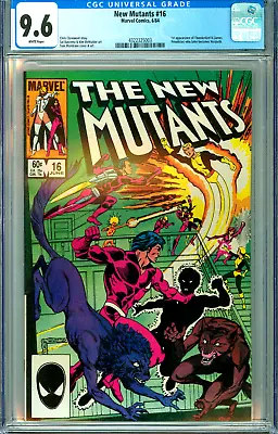 Buy NEW MUTANTS 16 CGC 9.6 1st THUNDERBIRD WARPATH Non-Circulated Case MARVEL 1984 • 48.04£