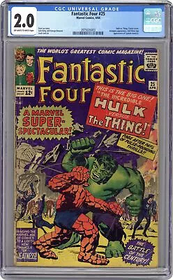 Buy Fantastic Four #25 CGC 2.0 1964 3975635003 • 178.62£