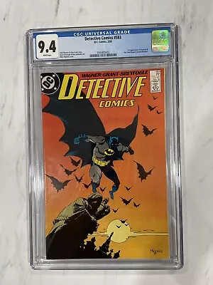 Buy DETECTIVE COMICS 583 CGC 9.4 1ST APPEARANCE SCARFACE VENTRILOQUIST 1988 White Pg • 97.25£