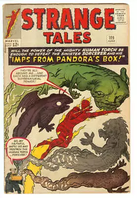 Buy Strange Tales #109 4.5 // Jack Kirby Cover Marvel Comics 1963 • 133.04£