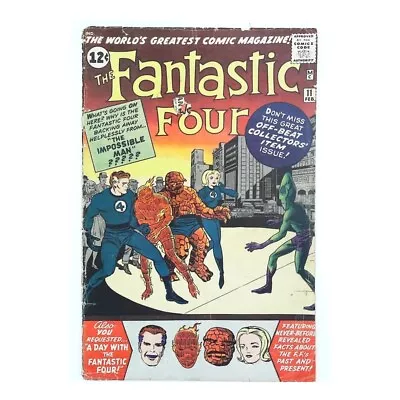 Buy Fantastic Four #11  - 1961 Series Marvel Comics Good Minus (cover Detached) [g. • 151.73£