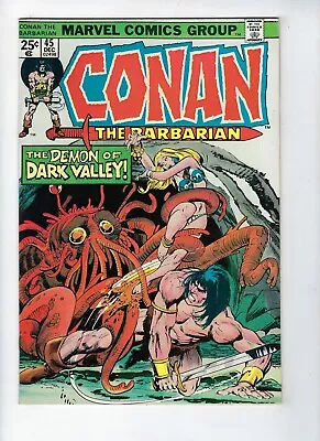 Buy CONAN THE BARBARIAN # 45 (The DEMON Of The VALLEY, Dec 1974) FN/VF • 4.95£