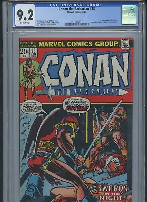 Buy Conan The Barbarian #23 1973 CGC 9.2 (1st App Of Red Sonja) • 209.68£