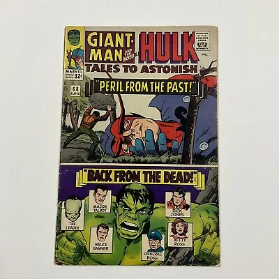 Buy Tales To Astonish 68 Very Good+ Vg+ 4.5 Ink On Back 1965 Marvel • 23.29£