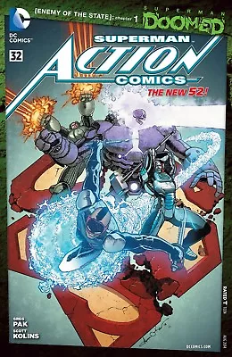 Buy Action Comics #32  Dc Comic Book (The New 52 Series)  Nm • 3.88£