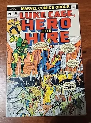 Buy Hero For Hire #12 (Marvel 1973) LUKE CAGE CHEMISTRO • 3.56£