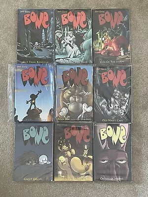 Buy Bone Jeff Smith Complete Set Of Comics Vols 1-9 Rare: NM: Canada Print • 50£