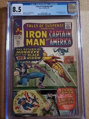 Buy Tales Of Suspense # 64 Cgc 8.5 • 229.10£