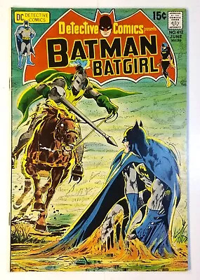 Buy Detective Comics #412 W/ Batman & Batgirl Dc June 1971 F/vf Neal Adams Cover Art • 21.74£