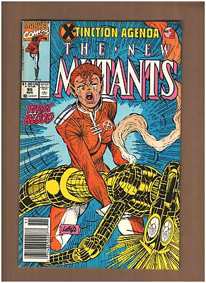 Buy New Mutants #95 Newsstand Marvel Rob Liefeld 1990 X-TINCTION AGENDA VF 8.0 • 4.63£