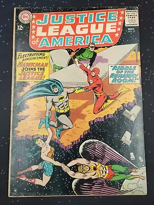 Buy Justice League Of America #31  Hawkman Joins JLA 1964DC Comics Raw Comic • 59.02£
