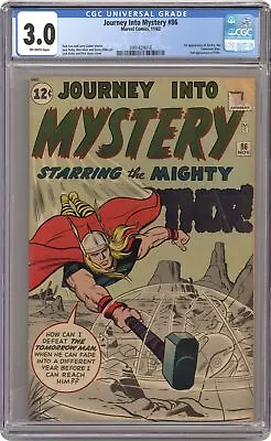 Buy Thor Journey Into Mystery #86 CGC 3.0 1962 3991629016 1st Full App. Odin • 326.18£