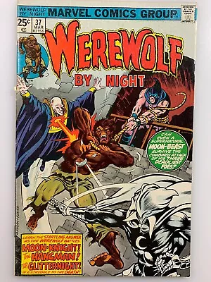Buy WEREWOLF BY NIGHT #37 Hi-Grade 1975 Moon-Knight Hangman Glitterman MARVEL COMICS • 77.66£
