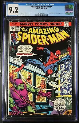 Buy Amazing Spider-Man #137 - Marvel Comics 1974 CGC 9.2 Green Goblin (Harry Osborn) • 92.42£