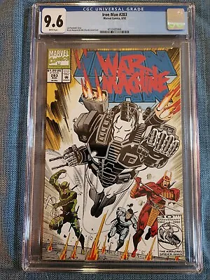 Buy Iron Man #283 CGC 9.6 White Pages  2nd Appearance War Machine Marvel 1992 • 38.83£