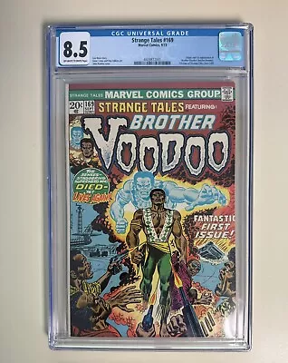 Buy Strange Tales #169 CGC 8.5  Marvel Comics (1973) 1st Appearance Brother Voodoo! • 318.41£