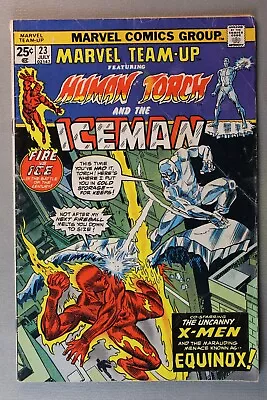 Buy MARVEL TEAM-UP #23  Human Torch And The Iceman   1st Appearance Of Equinox • 7.73£