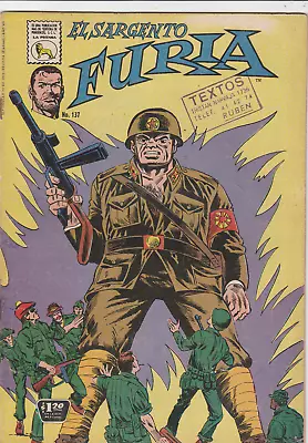 Buy Sargento Furia 137 Septiembre 1972 La Prensa Marvel Mexican Spanish Comic • 10.87£