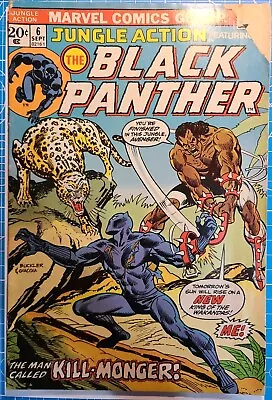 Buy 1973 Marvel Jungle Action The Black Panther Key Issue #6 Comic Book-Nice Shape • 34.17£