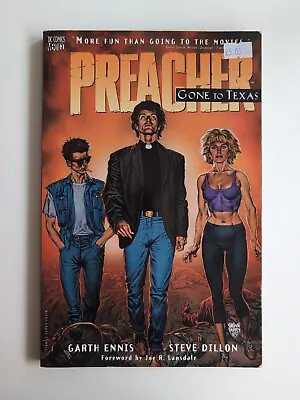 Buy DC Vertigo Comics Preacher Volume 1 Gone To Texas TPB 4th Print Ennis/Dillon • 3£