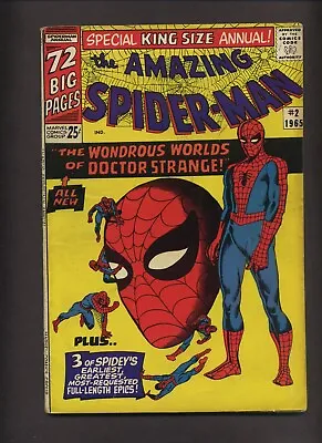 Buy Amazing Spider-Man Annual #2 VGF Ditko! New Dr. Strange! 1965 Marvel Comics R376 • 90.09£