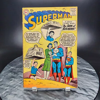 Buy Superman #140 (1960) DC Comics VG+ 1st Bizarro Supergirl & Blue Kryptonite✨ • 46.56£
