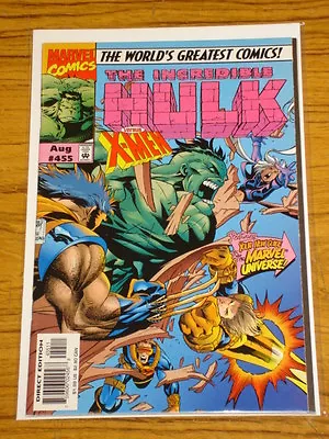 Buy Incredible Hulk #455 Vol1 Marvel Comics X-men Apps Nm (9.4)  August 1997 • 5.99£