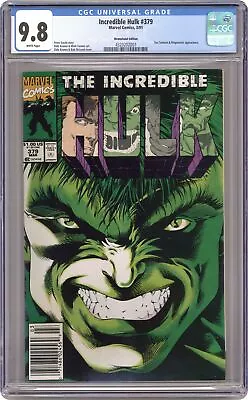 Buy Incredible Hulk #379 CGC 9.8 Newsstand 1991 4320202007 • 166.97£