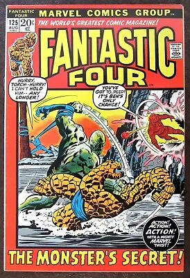 Buy FANTASTIC FOUR #125 Marvel 1972 Stan Lee/John Buscema VF+/NM- • 23.29£