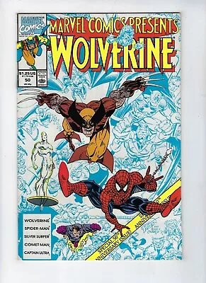 Buy MARVEL COMICS PRESENTS # 50 (WOLVERINE & SPIDER-MAN, Erik Larsen Cover, 1990) • 4.95£