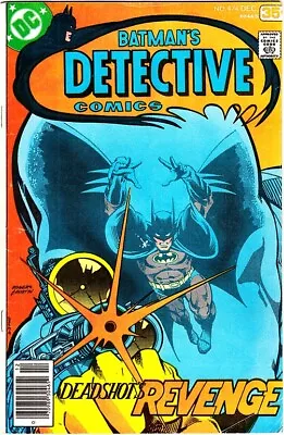 Buy DETECTIVE COMICS #474 Signed 2X Steve Englehart/Marshall Rogers 1977 Deadshot • 108.72£