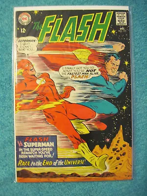 Buy FLASH #175 Silver Age 2nd Superman Vs The Flash Race 1967 Higher Grade • 108.72£