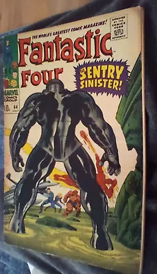 Buy Fantastic Four #64 (1967), 1st Appearance Of The Kree Sentry • 32£