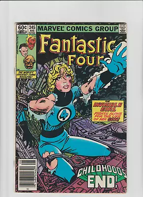 Buy Fantastic Four #245 1st App AVATAR FRANKLIN AS ADULT 1982 Marvel READERS - • 5.05£
