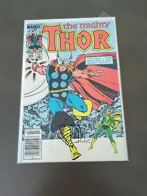 Buy Thor #365 VF/NM Newsstand Variant 1st Full Appearance Throg! Marvel 1986 • 10.09£