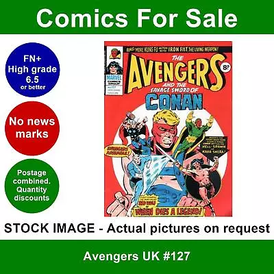 Buy Avengers UK #127 Comic - FN/VFN Clean 21 February 1976 - Marvel UK • 6.99£