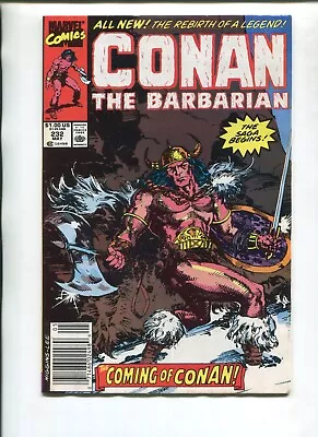 Buy Conan The Barbarian 232 Vf- Newsstand V1 Marvel 1990! New Saga Begins! Jim Lee!! • 6.21£