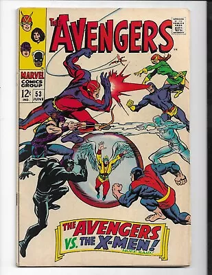 Buy Avengers 53 1968 Marvel Comics VG+ 4.5 Avengers Vs X-Men Magneto Scarlet Witch • 54.36£
