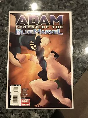 Buy ADAM: LEGEND OF THE BLUE MARVEL 4 Dr. Adam Brashear! HARD TO FINd • 101.13£