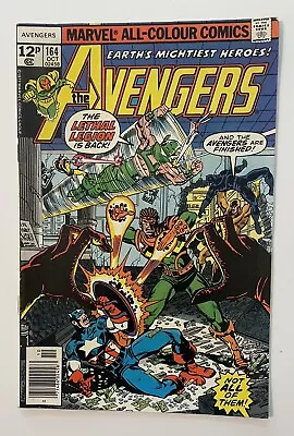 Buy Avengers #164. Oct 1977. Marvel. Vf. Lethal Legion! Wonder Man! Uk Price Variant • 8£