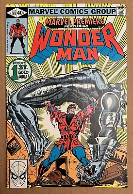 Buy Marvel Premiere Featuring Wonder Man 55 / 1st Solo Saga August 1980 • 10.09£