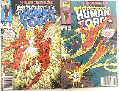 Buy The Saga Of The Original Human Torch. Number's 2 & 4. (2 Issue 1990 Lot). • 6.29£