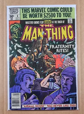 Buy MAN-THING #6 (Volume 2) MId Grade 1980 NEWSSTAND EDITION • 3.10£