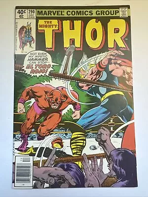 Buy Thor #290: 1st El Toro Rojo & Vampiro, Newsstand Marvel 1979 VF/NM • 8.54£