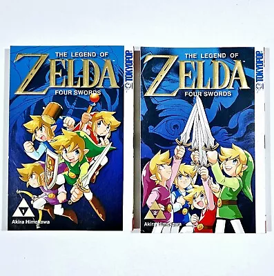 Buy TokyoPop NNINTENDO THE LEGEND OF ZELDA Mangas - FOUR SWORDS 1 & 2d A. Himekawa • 12.56£