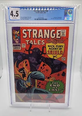 Buy Strange Tales #146 (CGC 4.5) 1966, Last Steve Ditko Dr. Strange 1st A.I.M. • 54.35£