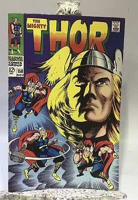 Buy Marvel Comics, The Mighty Thor # 158 Very Fine , Must Look ! • 42.71£