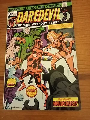 Buy MARVEL COMICS DAREDEVIL VOL 1 #123 JULY 1975. UK 9p C/P. 5 SUPER VILLIANS NM • 24.99£